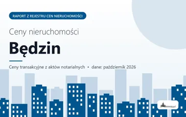 Ceny mieszkań w Będzinie — październik 2026
