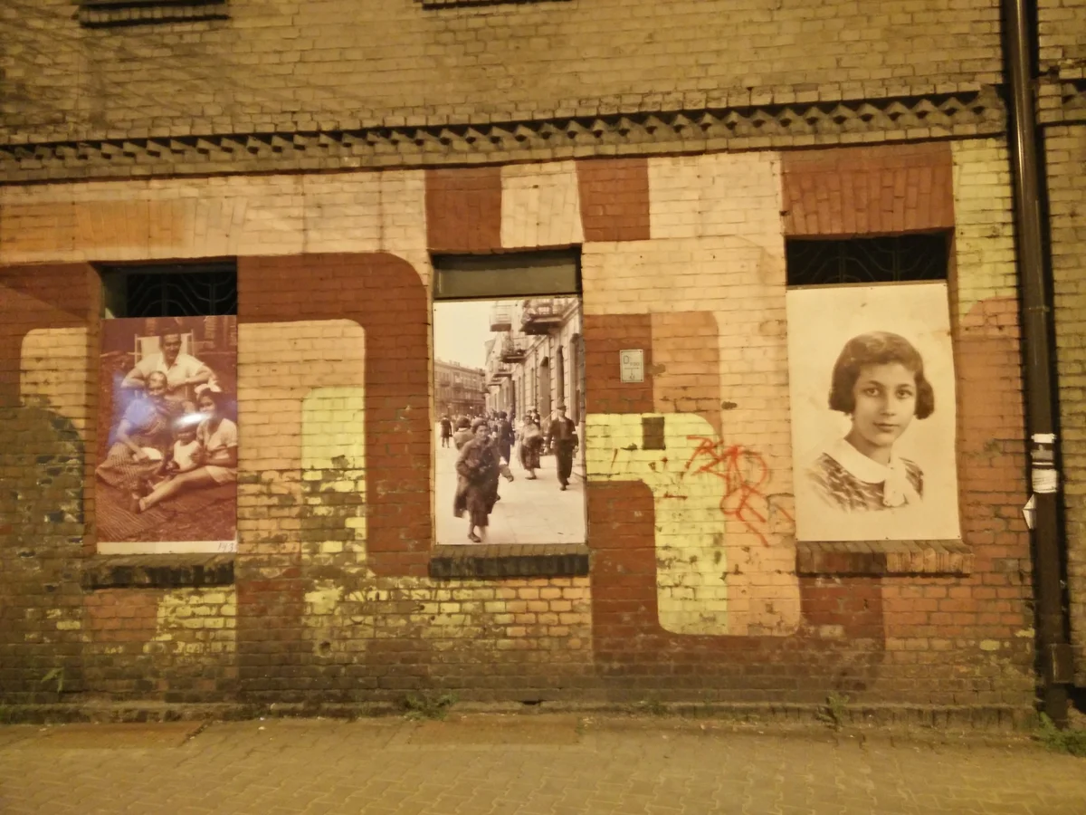 Grafika promocyjna wydarzenia Śladami Rutki Laskier w Będzinie – historyczny spacer w 98. rocznicę urodzin