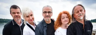 Grafika promocyjna wydarzenia Czerwony Tulipan zagra w Będzinie w ramach Zamkowego Grania 2026