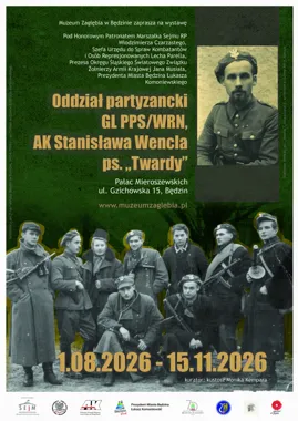 Grafika promocyjna wydarzenia Oddział partyzancki GL PPS/WRN, AK Stanisława Wencla ps. „Twardy”