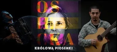 Grafika promocyjna wydarzenia Osiecka Królową Piosenki — koncert w Stacji Arenda, Będzin