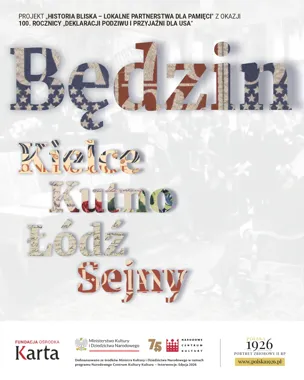 Grafika promocyjna wydarzenia Wernisaż wystawy o Deklaracji Przyjaźni w Będzinie