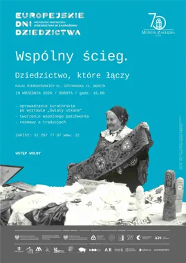 Grafika promocyjna wydarzenia Wspólny ścieg. Dziedzictwo, które łączy