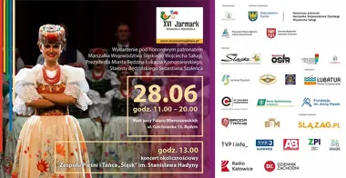 Grafika promocyjna wydarzenia XVI Jarmark Rzemiosła i Rękodzieła w Będzinie
