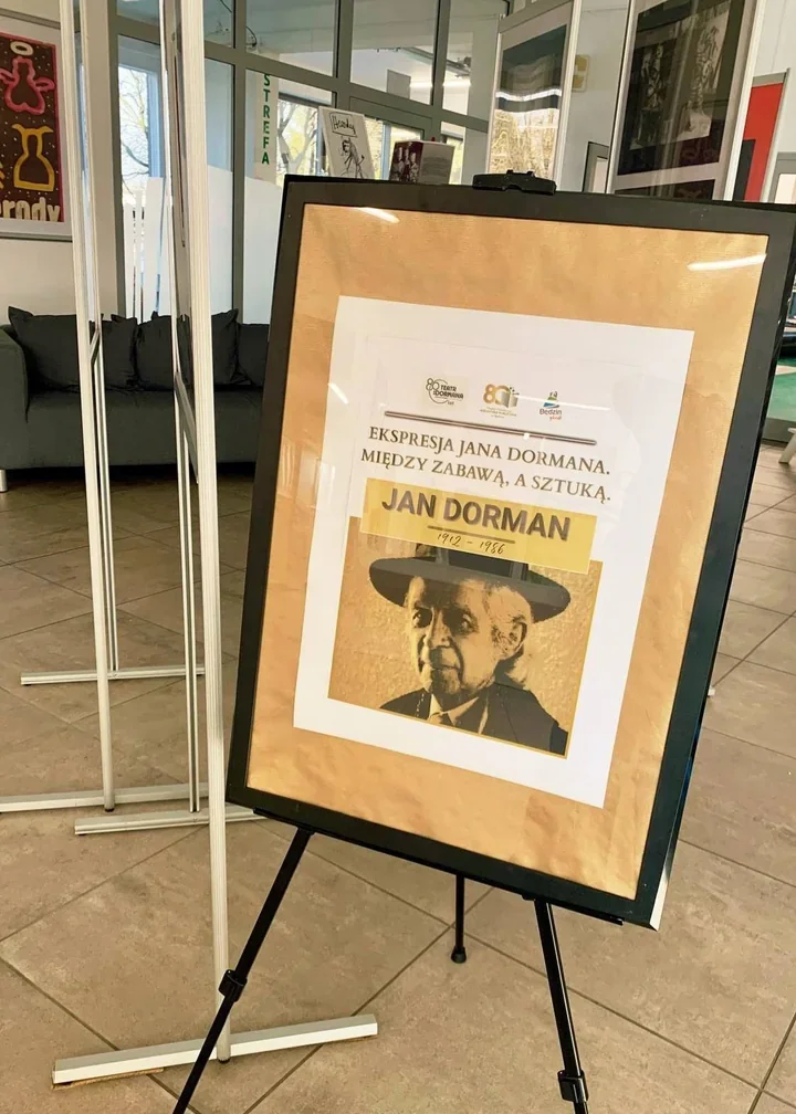 Jan Dorman - między zabawą a sztuką w bibliotece Będzina