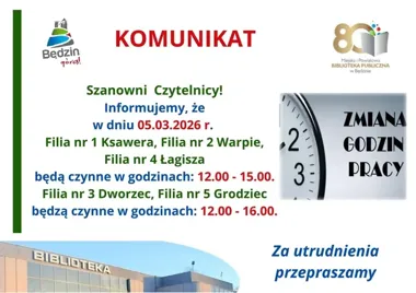 Gdzie dziś inaczej działa biblioteka - zmiany w Filii MiPBP w Będzinie