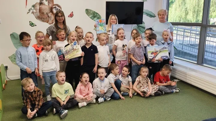 Tygryski wzięły bibliotekę na kurs - Będzin miał małą lekcję kolei