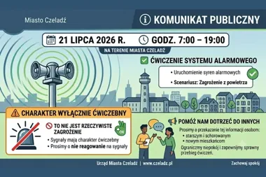 Syreny alarmowe zabrzmią w Czeladzi. To będą tylko ćwiczenia