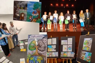 Smog na dziecięcych rysunkach zamienił się w konkursowe podium