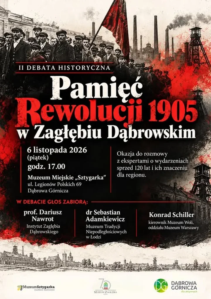 Rewolucja 1905 roku wraca do rozmowy o Zagłębiu Dąbrowskim.