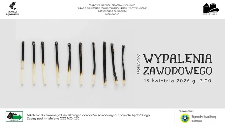 Szkolni doradcy z Będzina usłyszą, jak zatrzymać wypalenie zawodowe