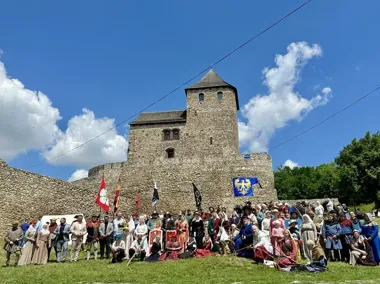 Pod zamkiem znów zabrzmiały miecze. Będzin wrócił do średniowiecza