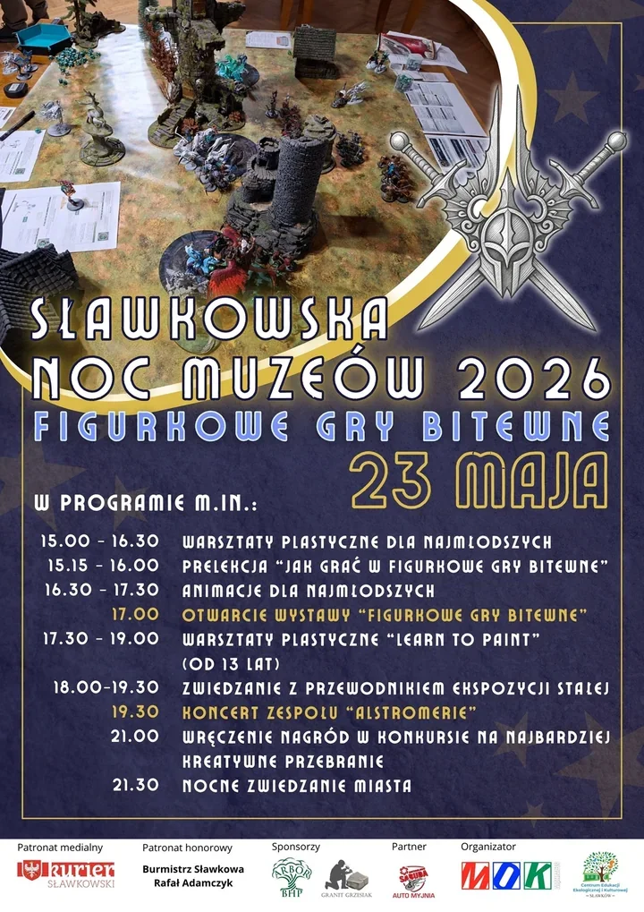 Figurkowe armie i nocne zwiedzanie w Sławkowie. Muzealna noc z rozmachem