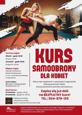 W Sławkowie rusza bezpłatny kurs samoobrony dla kobiet i nastolatek