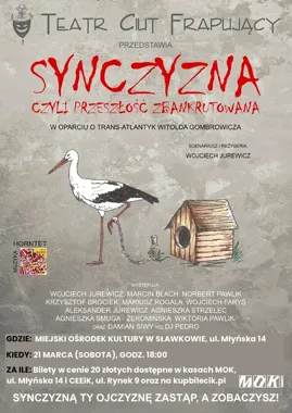 Wieczór z Gombrowiczem – "SYNCZYZNA" Teatru Ciut Frapującego na scenie MOK