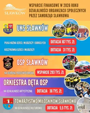 Pieniądze już podzielone. Sławków wspiera sport, tradycję i strażaków