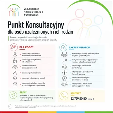 W Wojkowicach działa punkt, który pomaga rodzinom i osobom uzależnionym